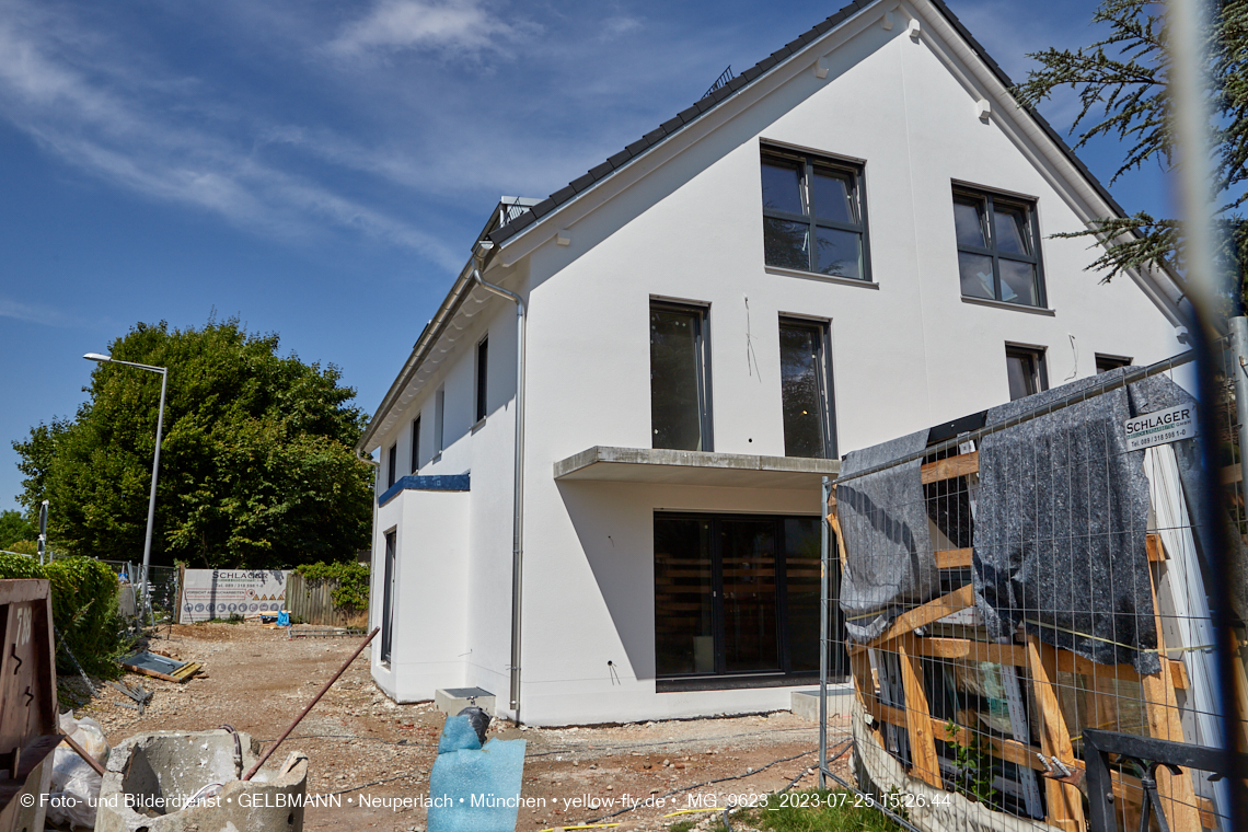 25.07.2023 - Baustelle in der Niederalmstraße 16 in Neuperlach