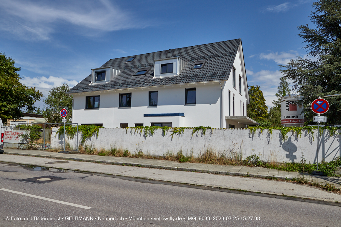 25.07.2023 - Baustelle in der Niederalmstraße 16 in Neuperlach