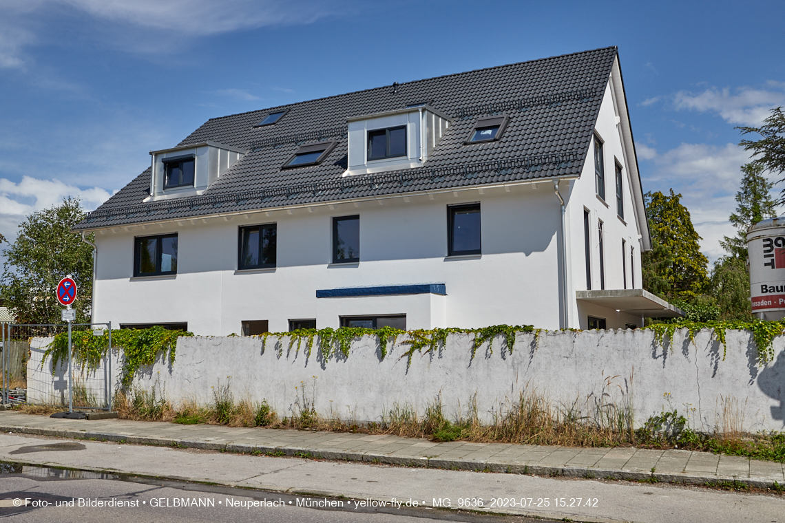 25.07.2023 - Baustelle in der Niederalmstraße 16 in Neuperlach