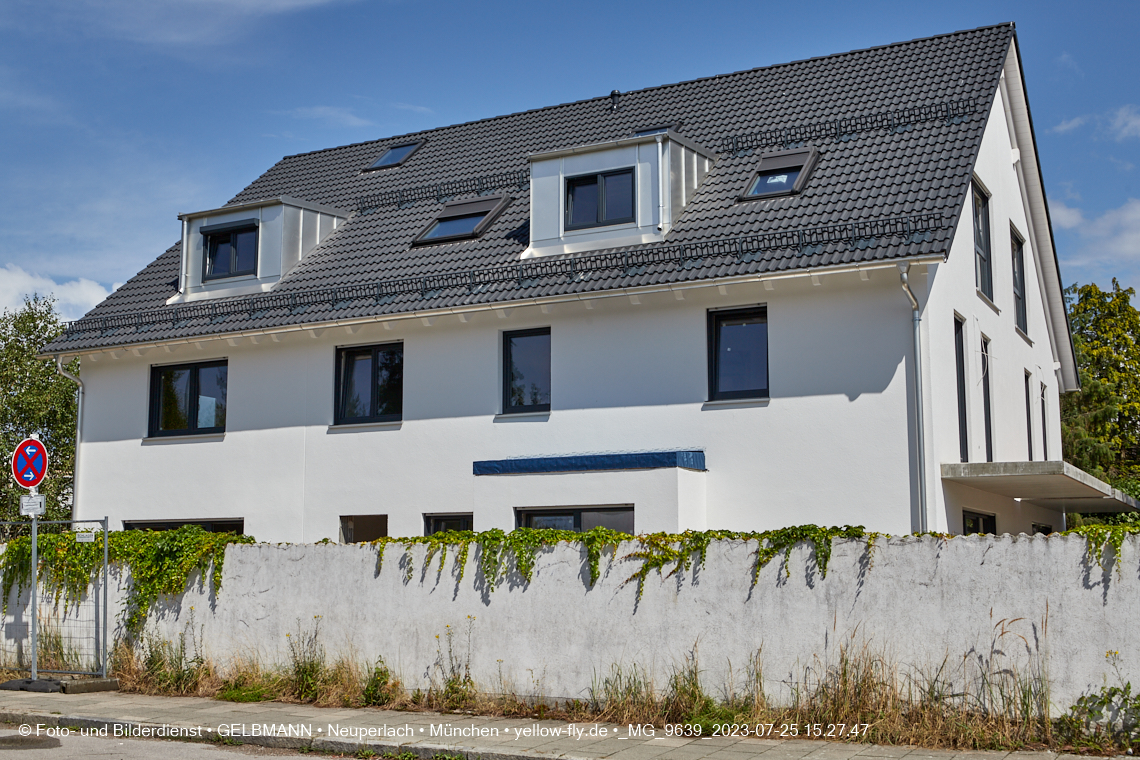 25.07.2023 - Baustelle in der Niederalmstraße 16 in Neuperlach