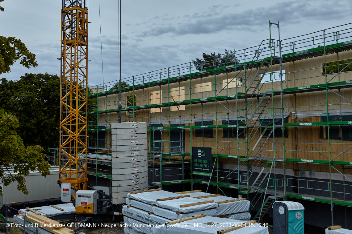 04.08.2023 - Neubau zum Haus für Kinder in Neuperlach