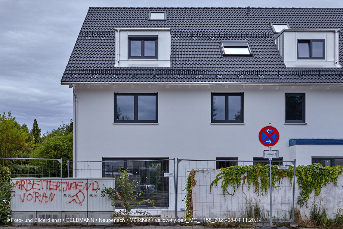 04.08.2023 - Neubau an der Niederalmstraße 16 in Neuperlach