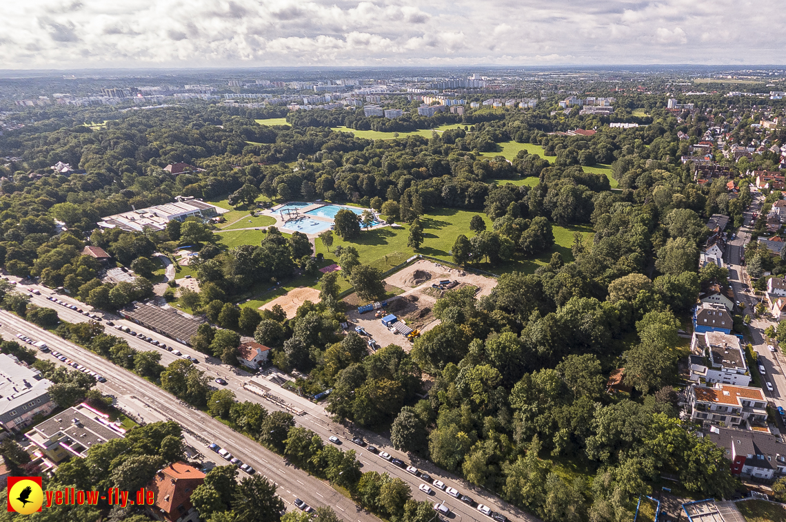 10.08.2023 - Geothermie-Bohrung im Michaelibad in Neuperlach