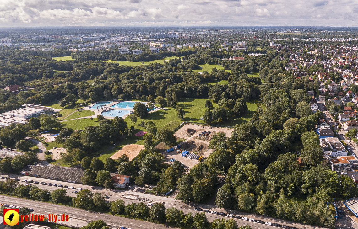 10.08.2023 - Geothermie-Bohrung im Michaelibad in Neuperlach