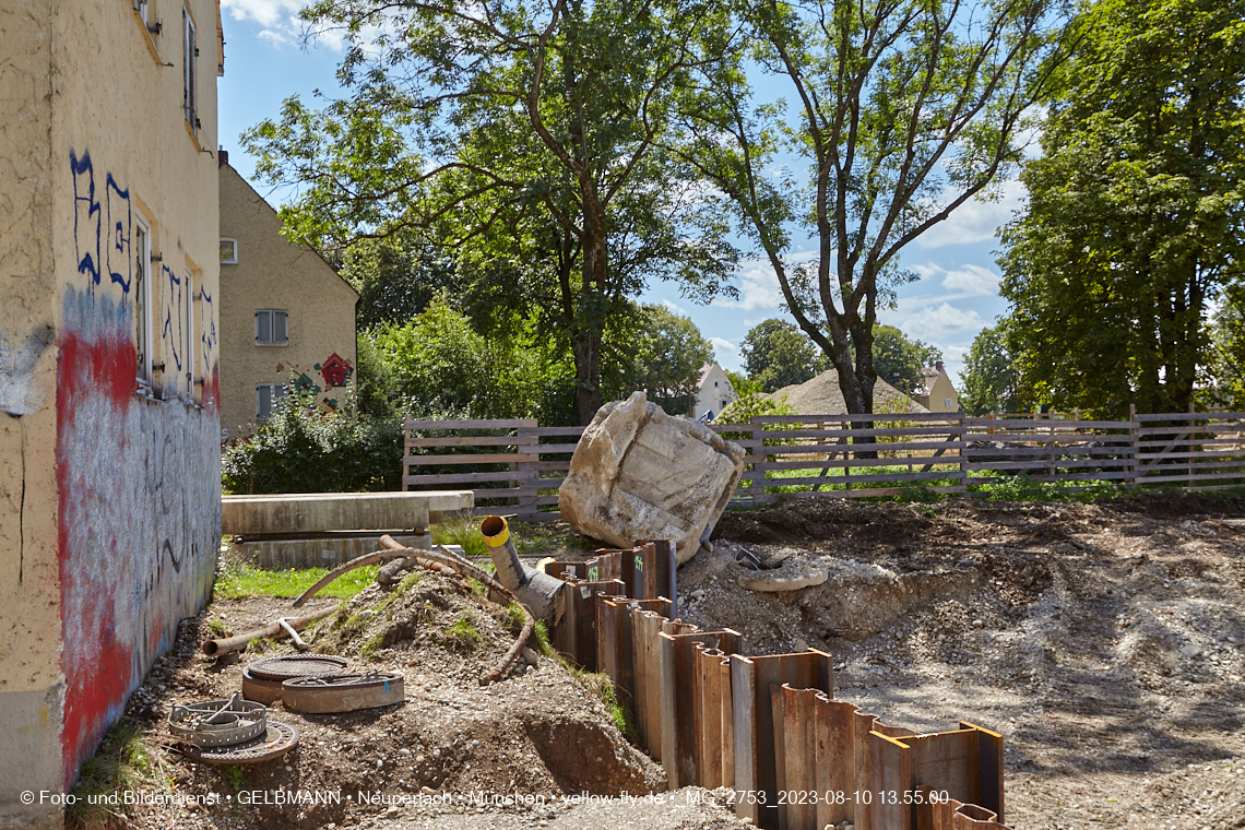 10.08.2023 - Baustelle Maikäfersiedlung in Berg am Laim und Neuperlach