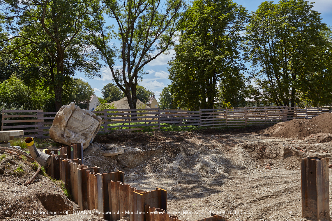 10.08.2023 - Baustelle Maikäfersiedlung in Berg am Laim und Neuperlach
