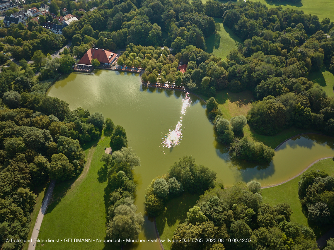 10.08.2023 - der Ostpark mit See in Neuperlach