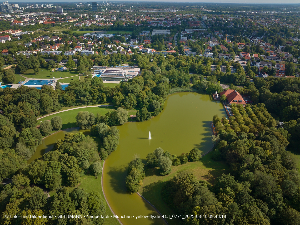 10.08.2023 - der Ostpark mit See in Neuperlach