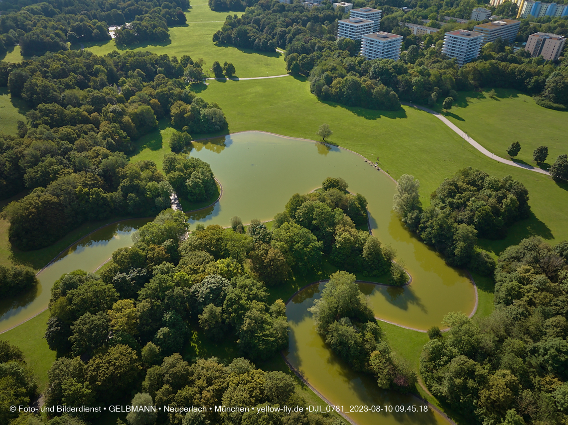 10.08.2023 - der Ostpark mit See in Neuperlach