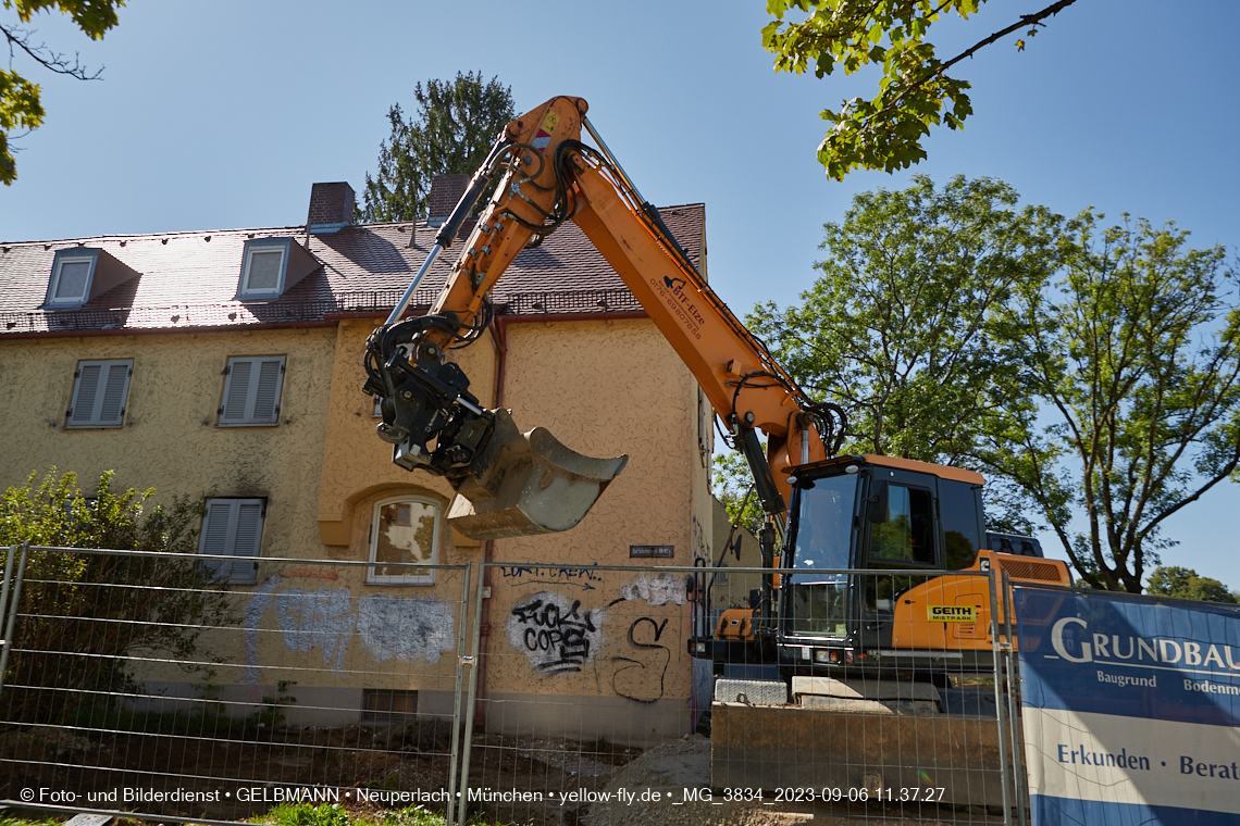 06.09.2023 - Baustelle Maikäfersiedlung in Berg am Laim und Neuperlach