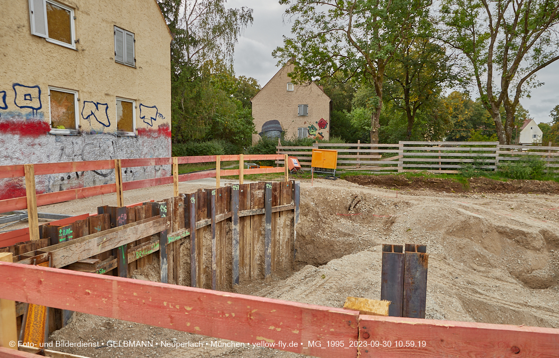30.09.2023 - Baustelle Maikäfersiedlung in Berg am Laim und Neuperlach