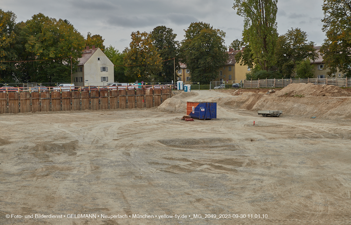 30.09.2023 - Baustelle Maikäfersiedlung in Berg am Laim und Neuperlach