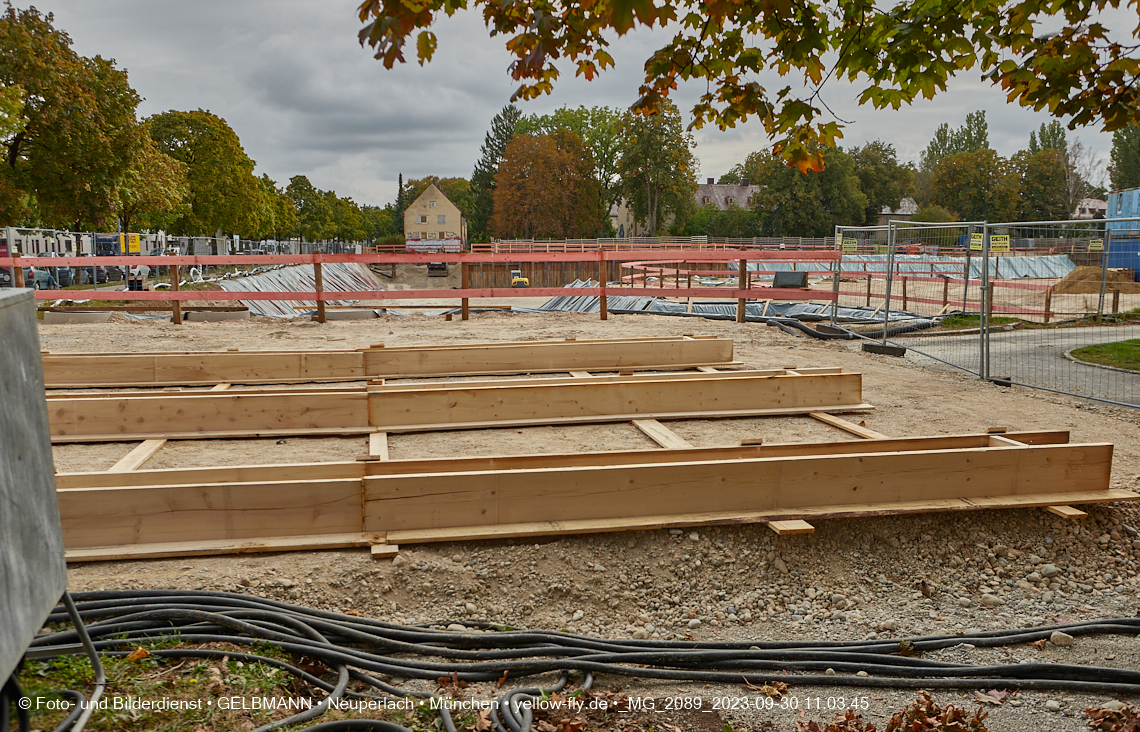 30.09.2023 - Baustelle Maikäfersiedlung in Berg am Laim und Neuperlach