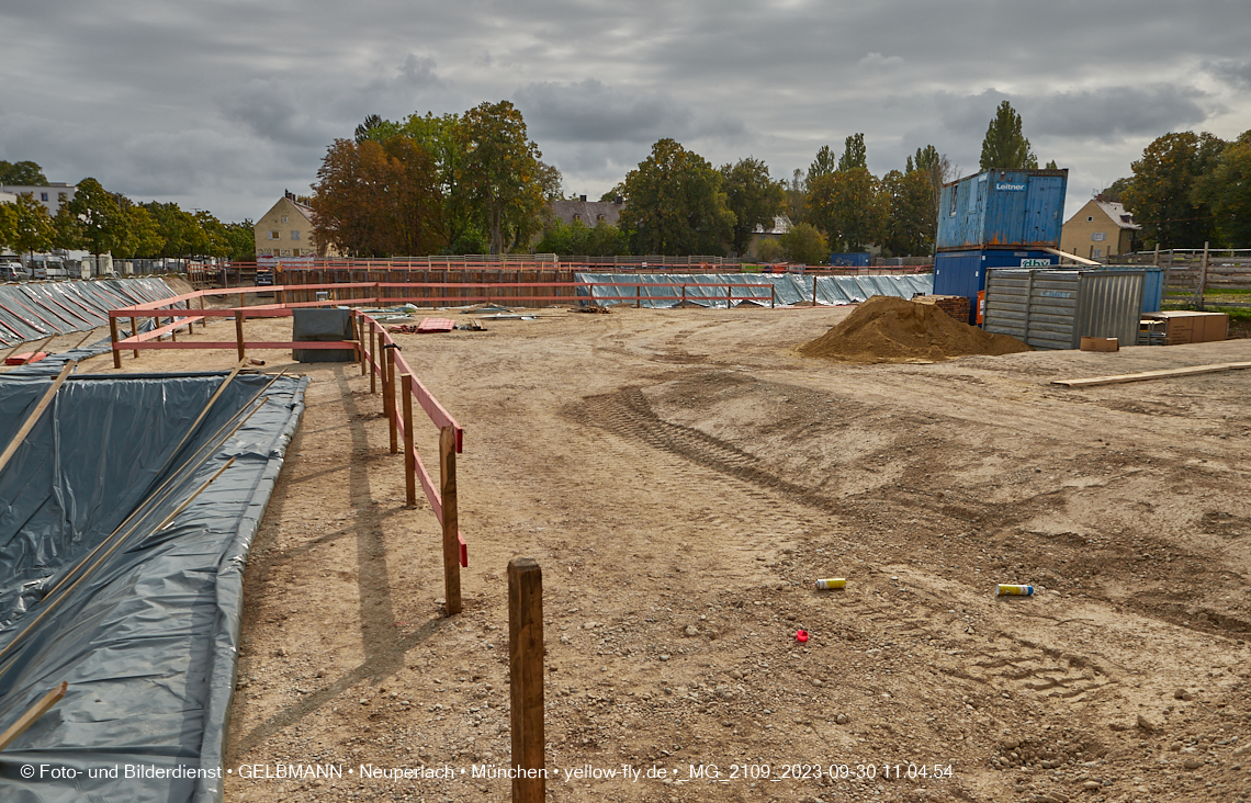 30.09.2023 - Baustelle Maikäfersiedlung in Berg am Laim und Neuperlach