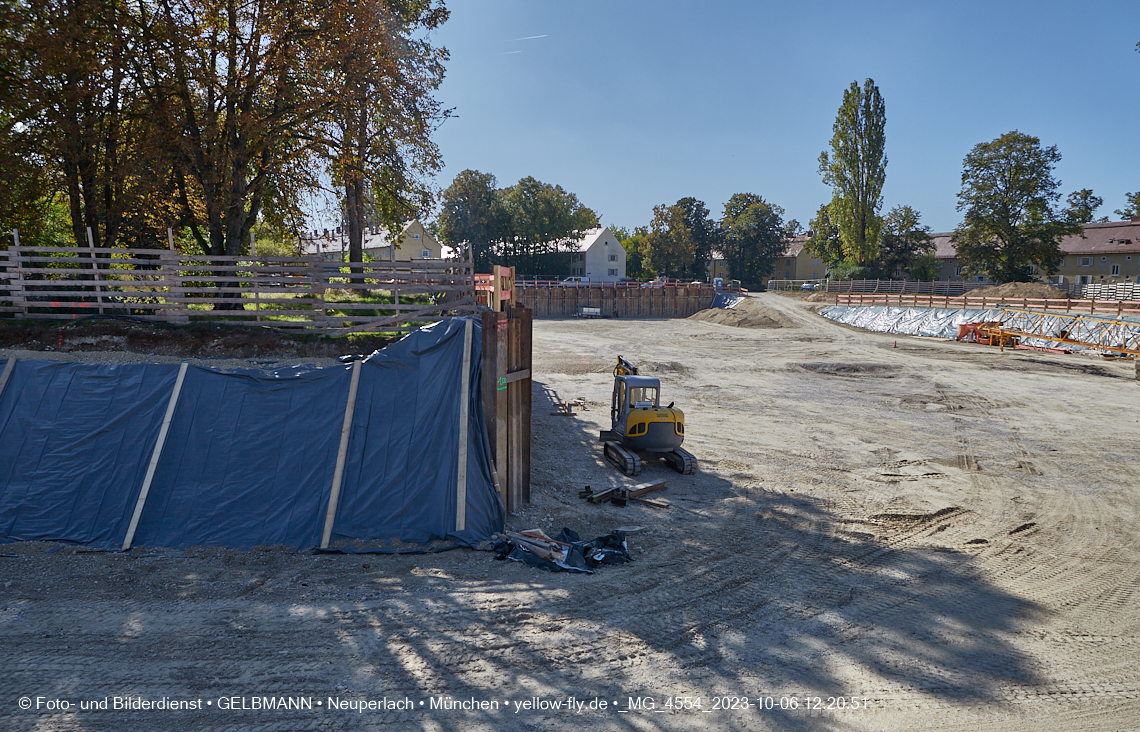 06.10.2023 - Baustelle Maikäfersiedlung in Berg am Laim und Neuperlach