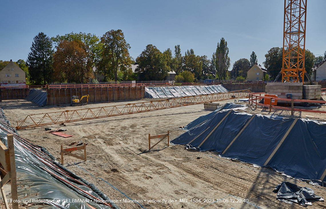 06.10.2023 - Baustelle Maikäfersiedlung in Berg am Laim und Neuperlach