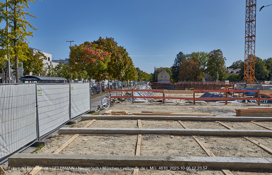 06.10.2023 - Baustelle Maikäfersiedlung in Berg am Laim und Neuperlach