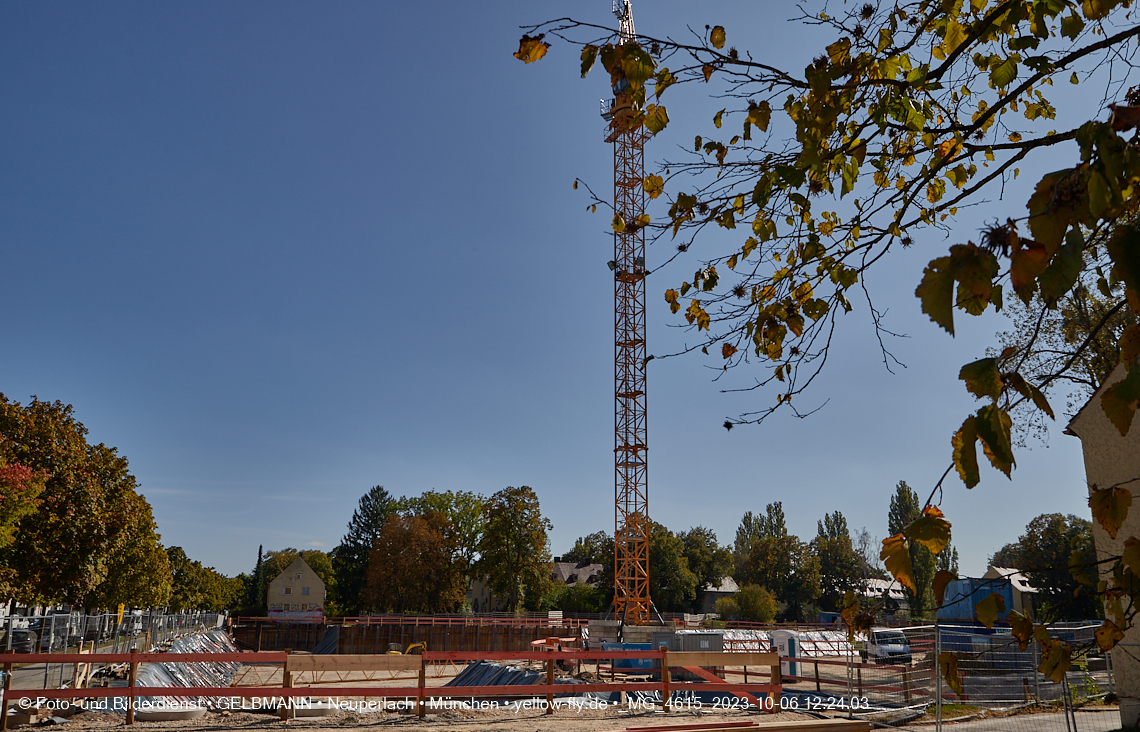 06.10.2023 - Baustelle Maikäfersiedlung in Berg am Laim und Neuperlach