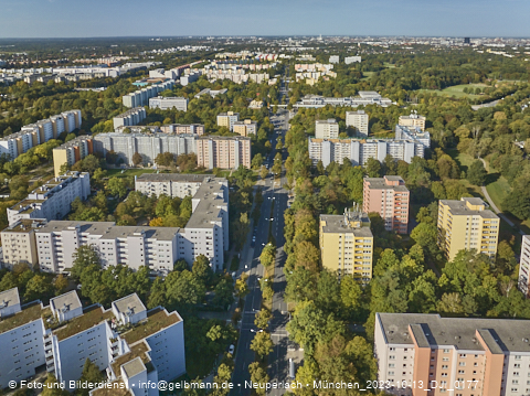 13.10.2023 - Baustelle Karl-Marx-Ring 11-21 in Neuperlach