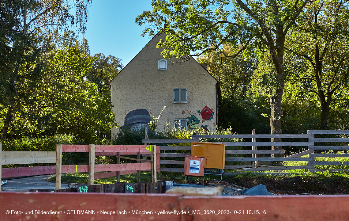 21.10.2023 - Baustelle Maikäfersiedlung in Berg am Laim und Neuperlach