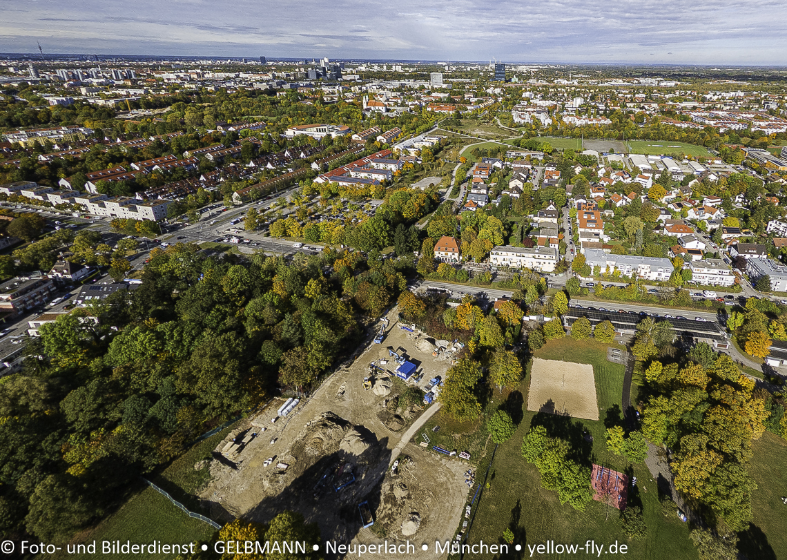 25.10.2023 - Baustelle Geothermie-Bohrung in Neuperlach und Berg am Laim
