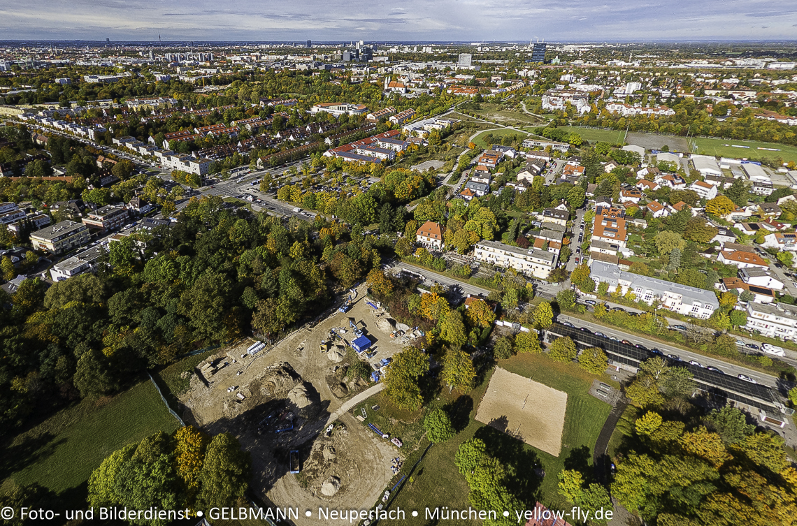 25.10.2023 - Baustelle Geothermie-Bohrung in Neuperlach und Berg am Laim