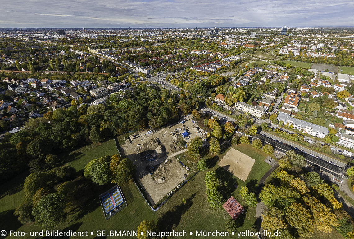 25.10.2023 - Baustelle Geothermie-Bohrung in Neuperlach und Berg am Laim