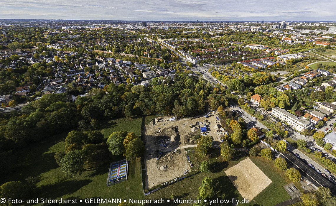 25.10.2023 - Baustelle Geothermie-Bohrung in Neuperlach und Berg am Laim