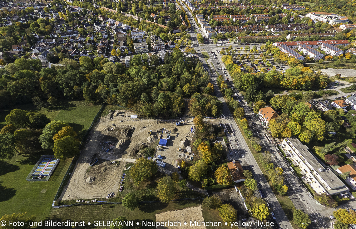 25.10.2023 - Baustelle Geothermie-Bohrung in Neuperlach und Berg am Laim