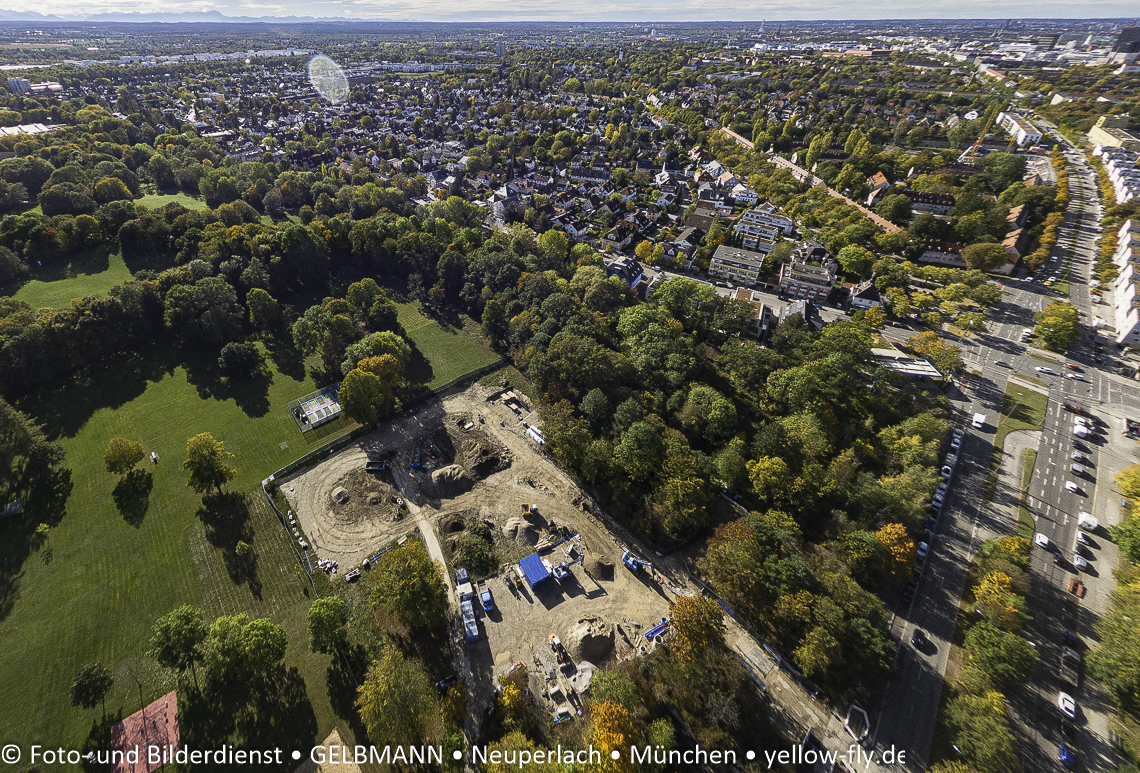 25.10.2023 - Baustelle Geothermie-Bohrung in Neuperlach und Berg am Laim