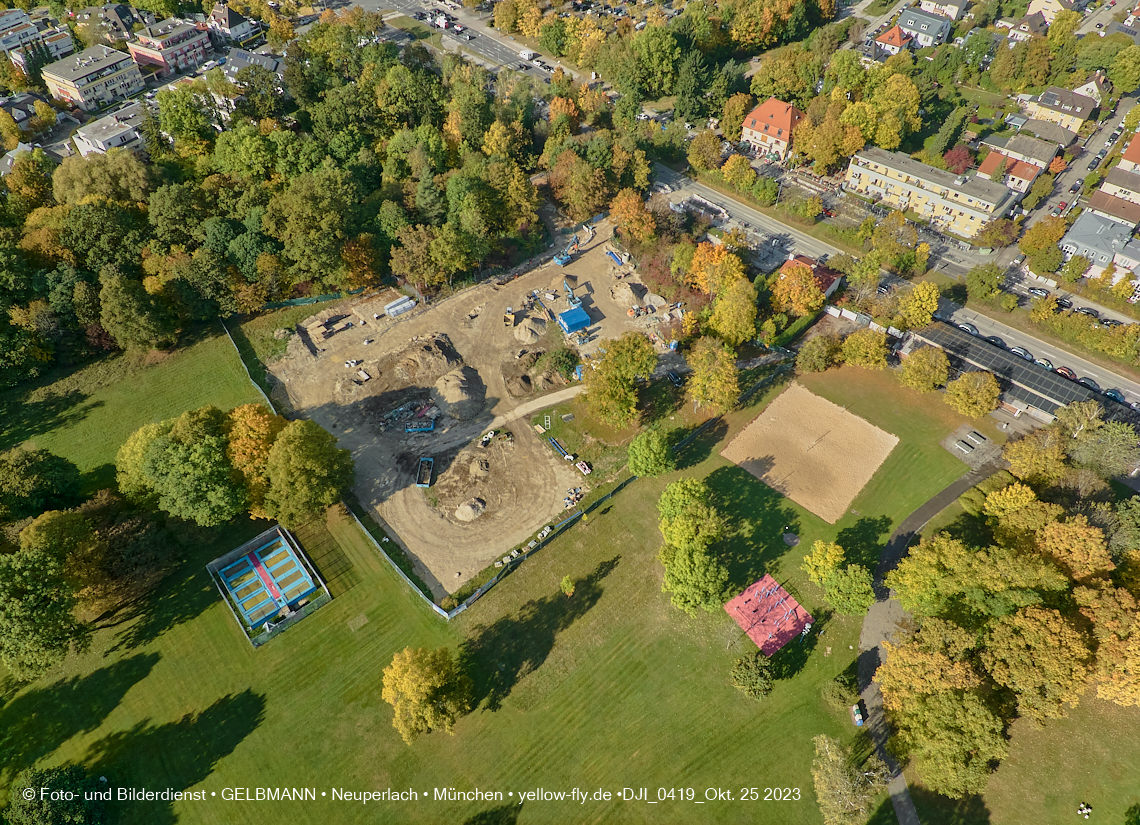 25.10.2023 - Baustelle Geothermie-Bohrung in Neuperlach und Berg am Laim