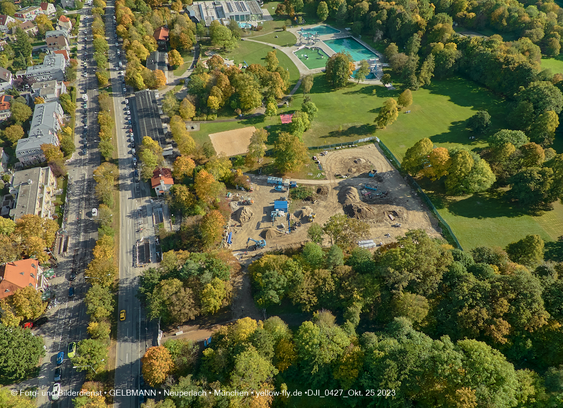 25.10.2023 - Baustelle Geothermie-Bohrung in Neuperlach und Berg am Laim