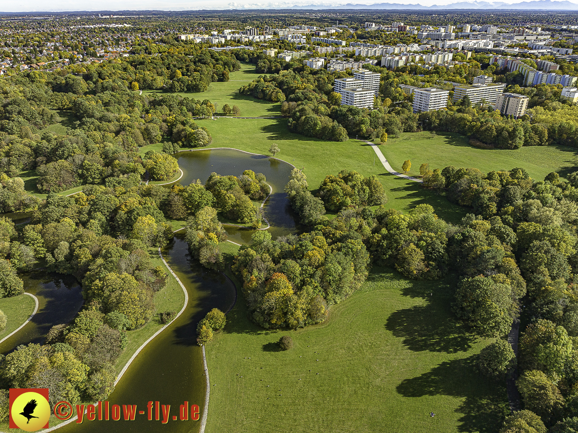 25.10.2023 - der Ostpark mit See und Biergarten