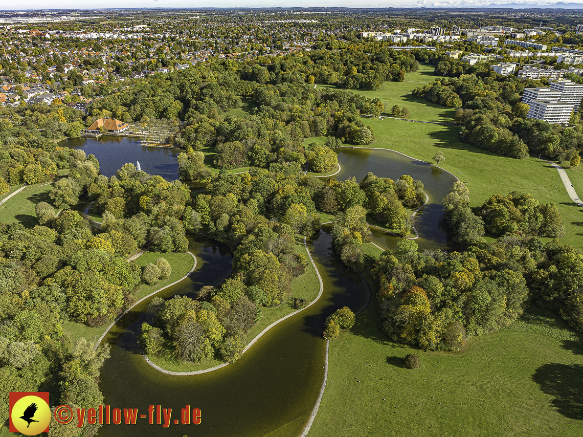 25.10.2023 - der Ostpark mit See und Biergarten