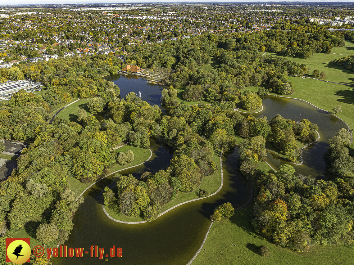 25.10.2023 - der Ostpark mit See und Biergarten