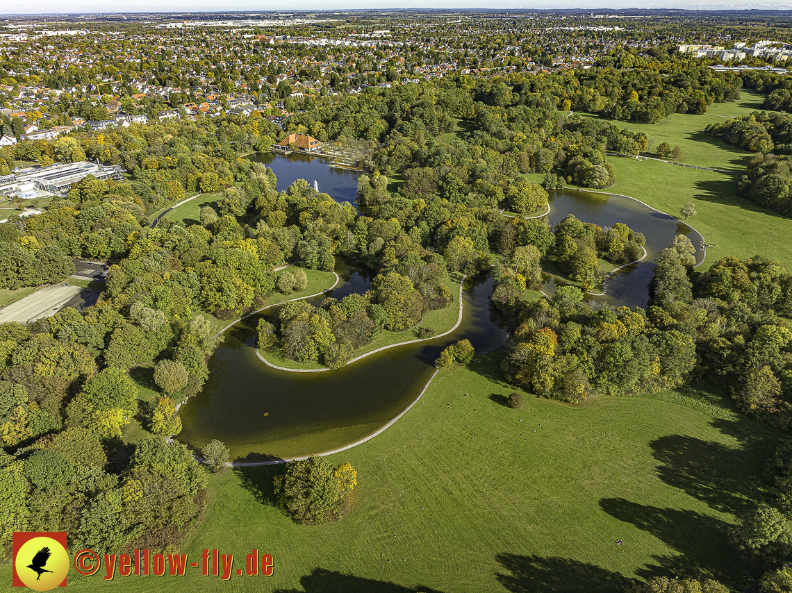 25.10.2023 - der Ostpark mit See und Biergarten