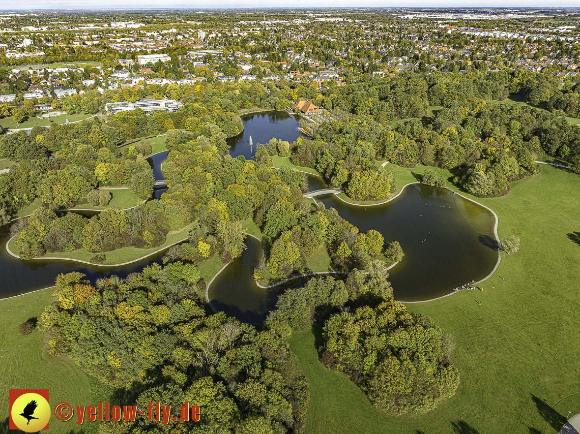 25.10.2023 - der Ostpark mit See und Biergarten