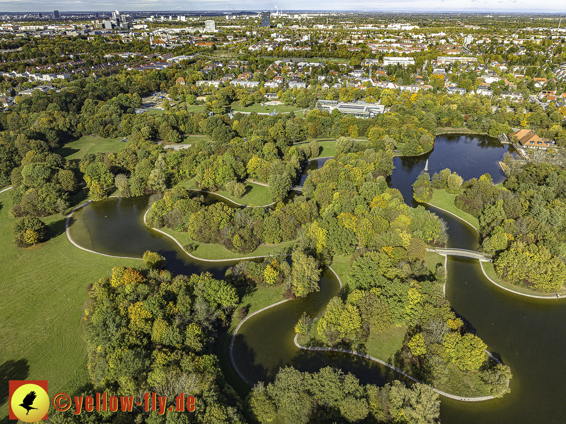 25.10.2023 - der Ostpark mit See und Biergarten