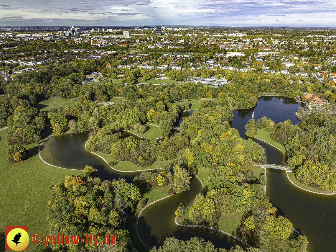 25.10.2023 - der Ostpark mit See und Biergarten