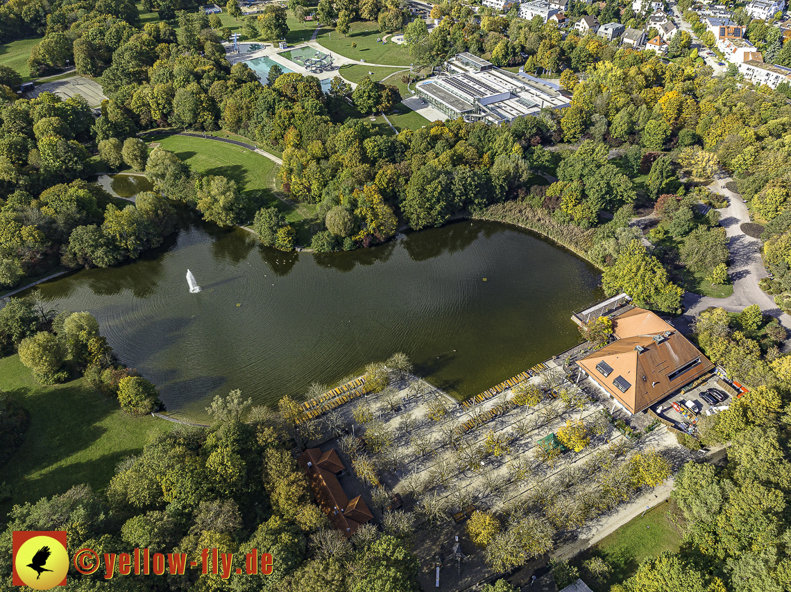 25.10.2023 - der Ostpark mit See und Biergarten