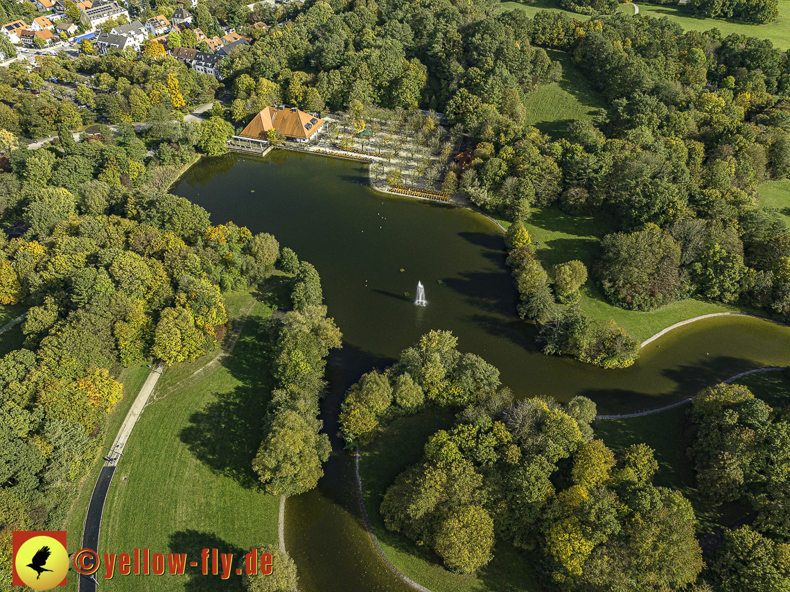 25.10.2023 - der Ostpark mit See und Biergarten