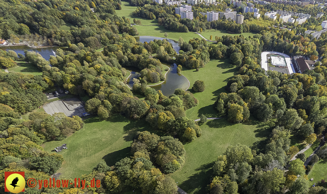 25.10.2023 - der Ostpark mit See und Biergarten