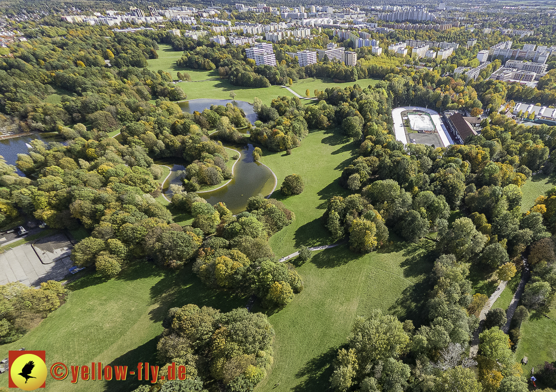 25.10.2023 - der Ostpark mit See und Biergarten