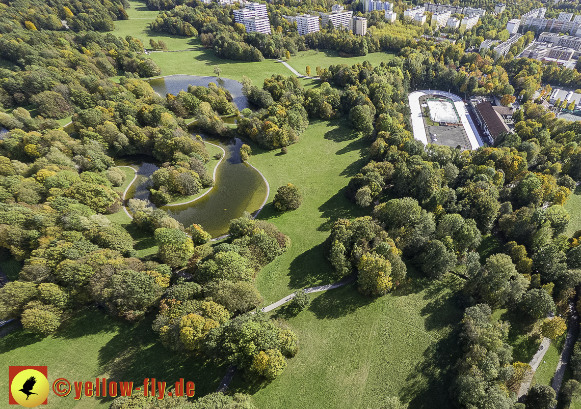 25.10.2023 - der Ostpark mit See und Biergarten
