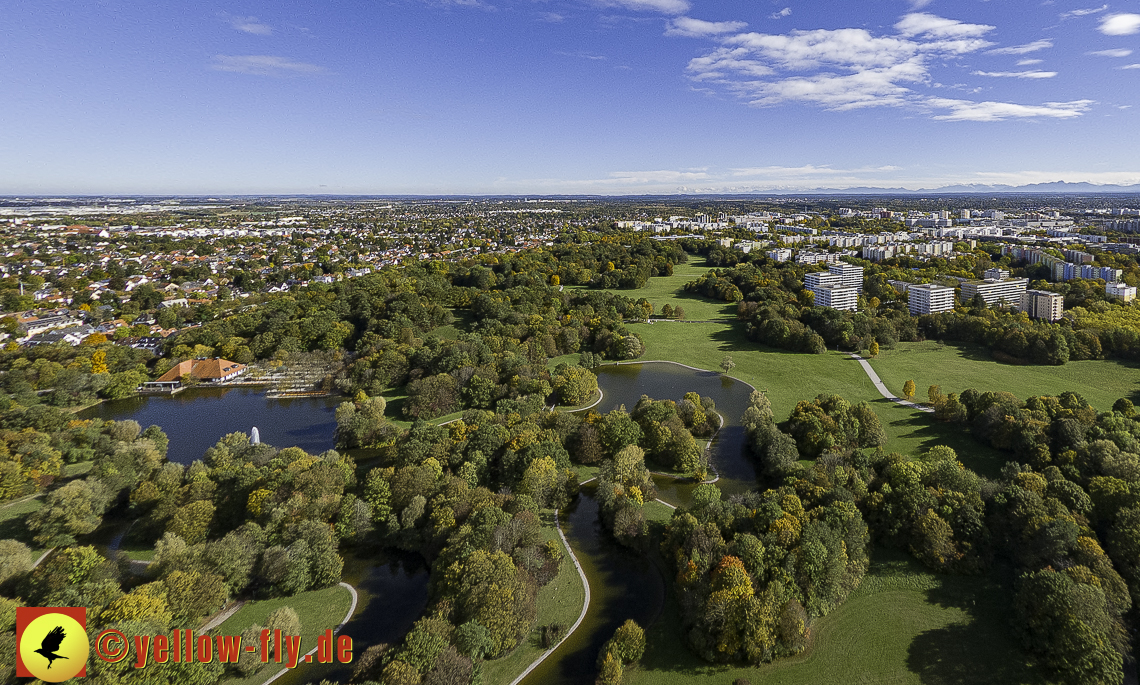 25.10.2023 - der Ostpark mit See und Biergarten