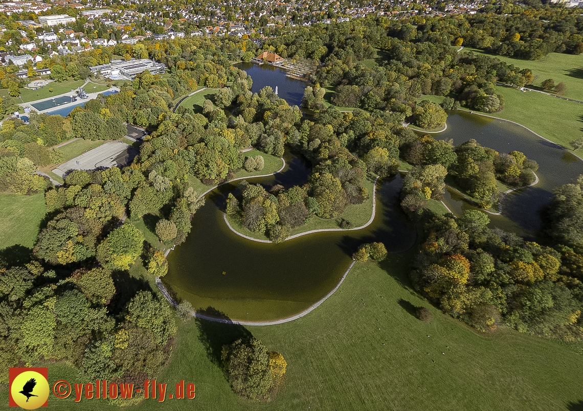 25.10.2023 - der Ostpark mit See und Biergarten