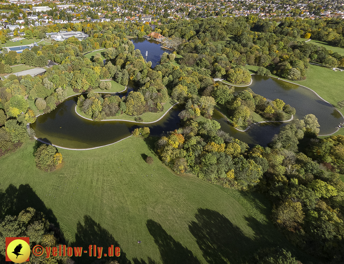 25.10.2023 - der Ostpark mit See und Biergarten