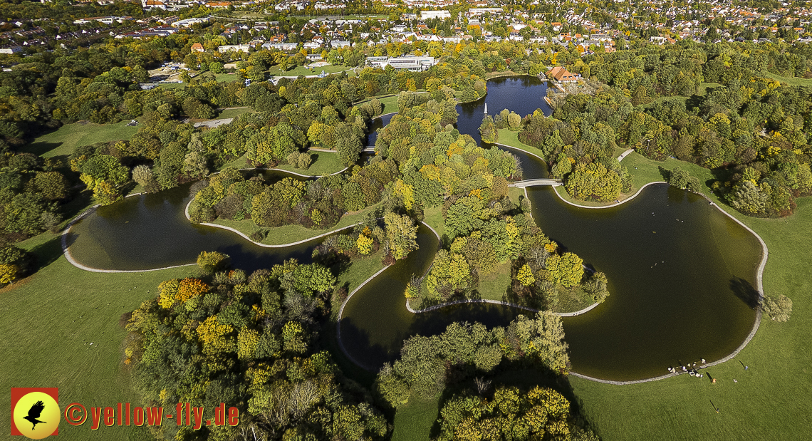 25.10.2023 - der Ostpark mit See und Biergarten