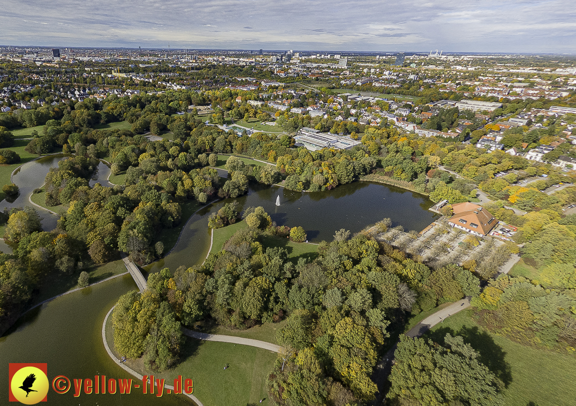 25.10.2023 - der Ostpark mit See und Biergarten