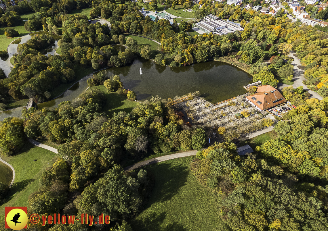 25.10.2023 - der Ostpark mit See und Biergarten